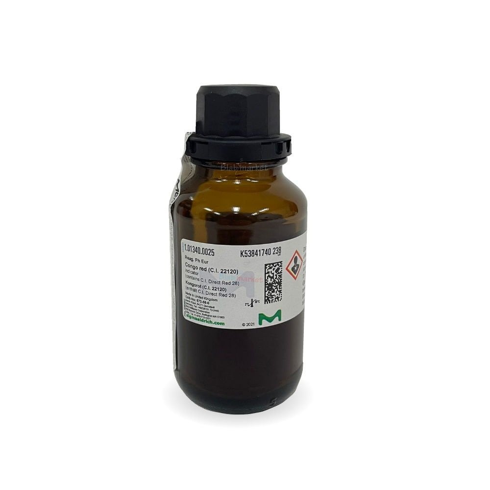 Kongo Kırmızısı 25 g- Congo Red (C.i. 22120) indicator Merck 101340.0025