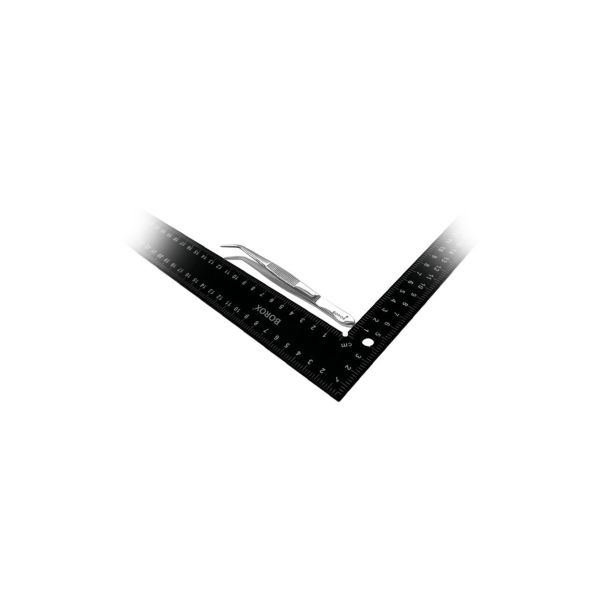 Borox Penset 13 cm Paslanmaz Çelik - Eğri Sivri Uçlu Cımbız - 10 Adet Toptan