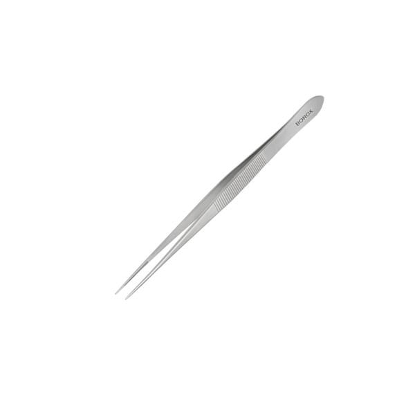 Borox Penset 13 cm Paslanmaz Çelik - Sivri Uç Dişli Cımbız - 10 Adet Toptan
