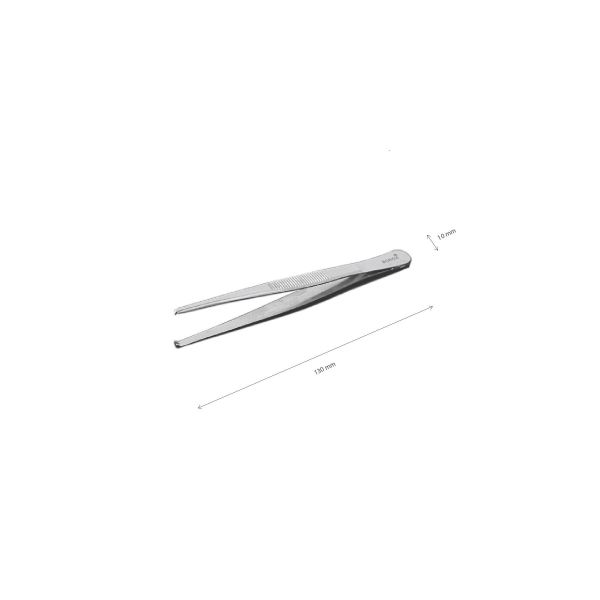 Borox Penset 13 cm Paslanmaz Çelik - Çeneli Cımbız - 10 Adet Toptan