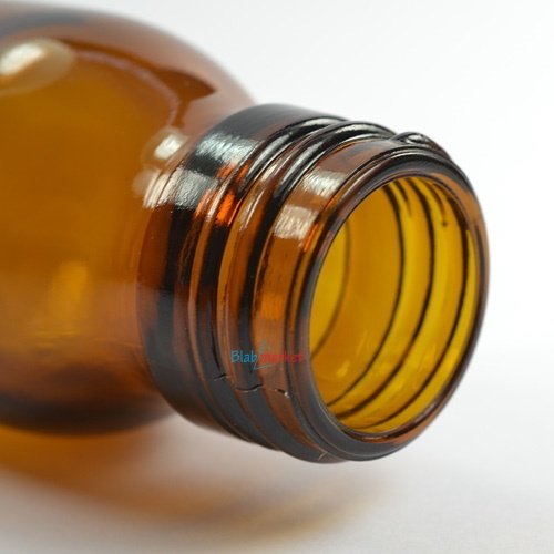 Borox Amber Cam Şişe 250ml - Siyah Kapaklı Şişe 250cc 100Adet