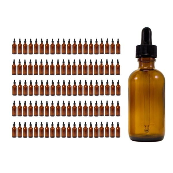 Borox Amber Damlatma Şişe 100ml - Damlalık Şişe 100cc 100Adet