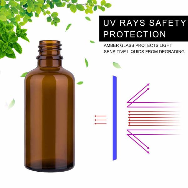 Borox Amber Cam Sprey Şişe 100ml - Spreyli Kolonya Şişe 100lü
