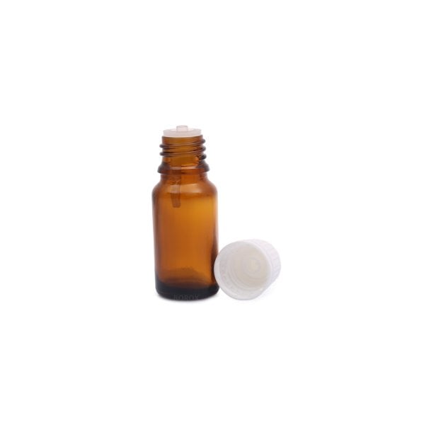Borox Cam Damlatma Şişe 10ml - Amber Damlalıklı Şişe 100 Adet
