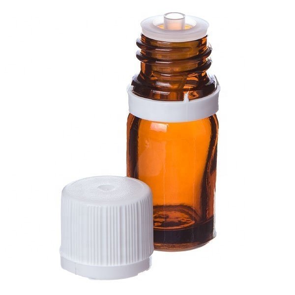 Borox Cam Damlatma Şişe 10ml - Amber Damlalıklı Şişe 100 Adet