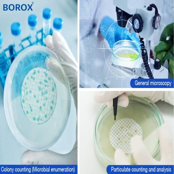 Borox Selüloz Asetat Membran Filtre Steril 0.45µm - 47mm - 10 Paket Toptan