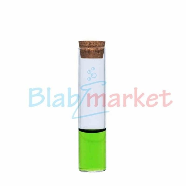 Borox Cam Deney Tüpü 30 ml - Mantar Tıpalı Dibi Düz Tüp Şişe - 95 Adet Toptan