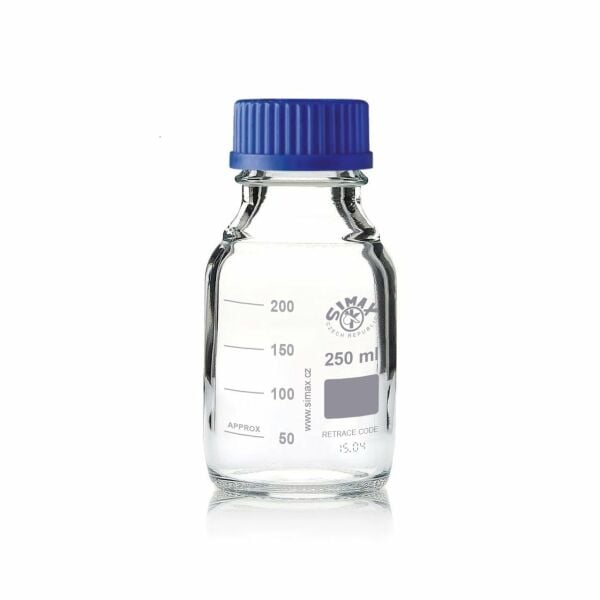 Simax Cam Otoklav Şişe 250 ml - Vida Kapaklı Boş Şişe - 10 Adet Toptan