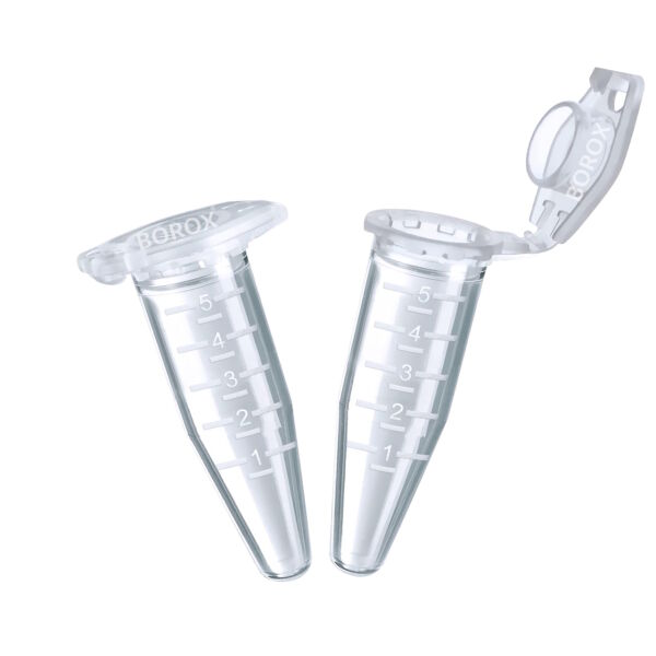 Eppendorf Tüpü 5 ml - Mikrosantrifüj Ependorf Tüpü 100 Adet - Özel Tasarım Kapaklı