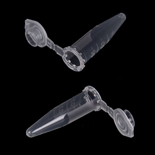 Eppendorf Tüpü 5 ml - Mikrosantrifüj Ependorf Tüpü 100 Adet - Özel Tasarım Kapaklı