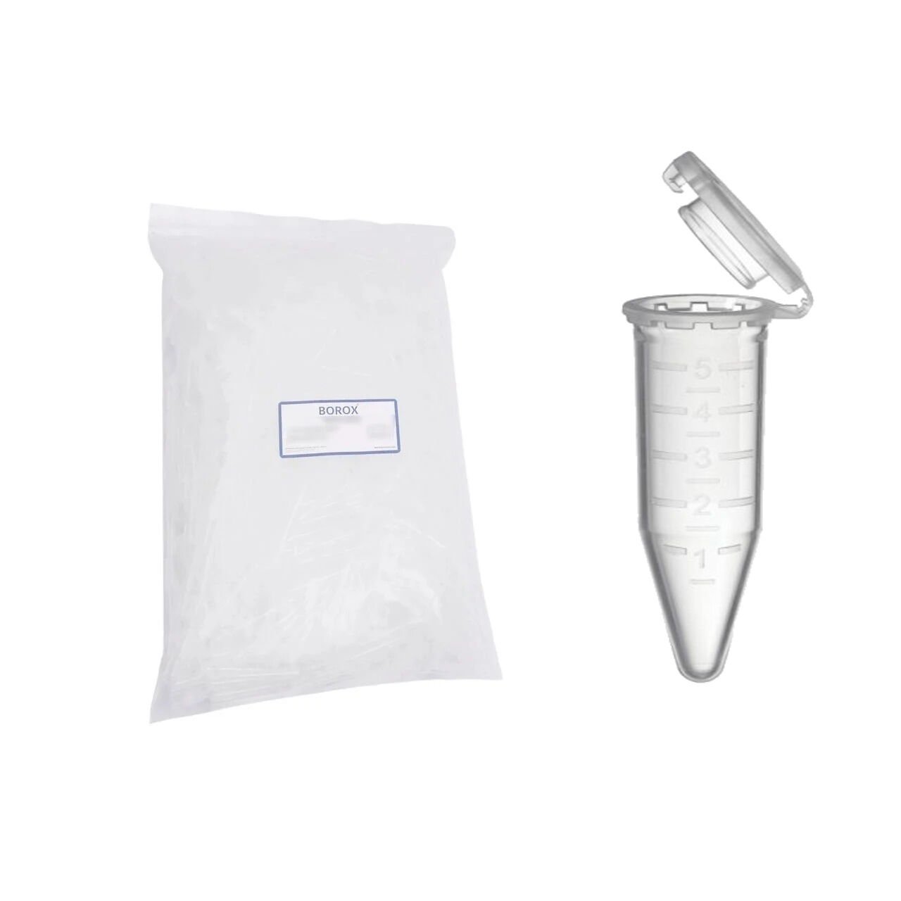 Eppendorf Tüpü 5 ml - Mikrosantrifüj Ependorf Tüpü 100 Adet - Özel Tasarım Kapaklı