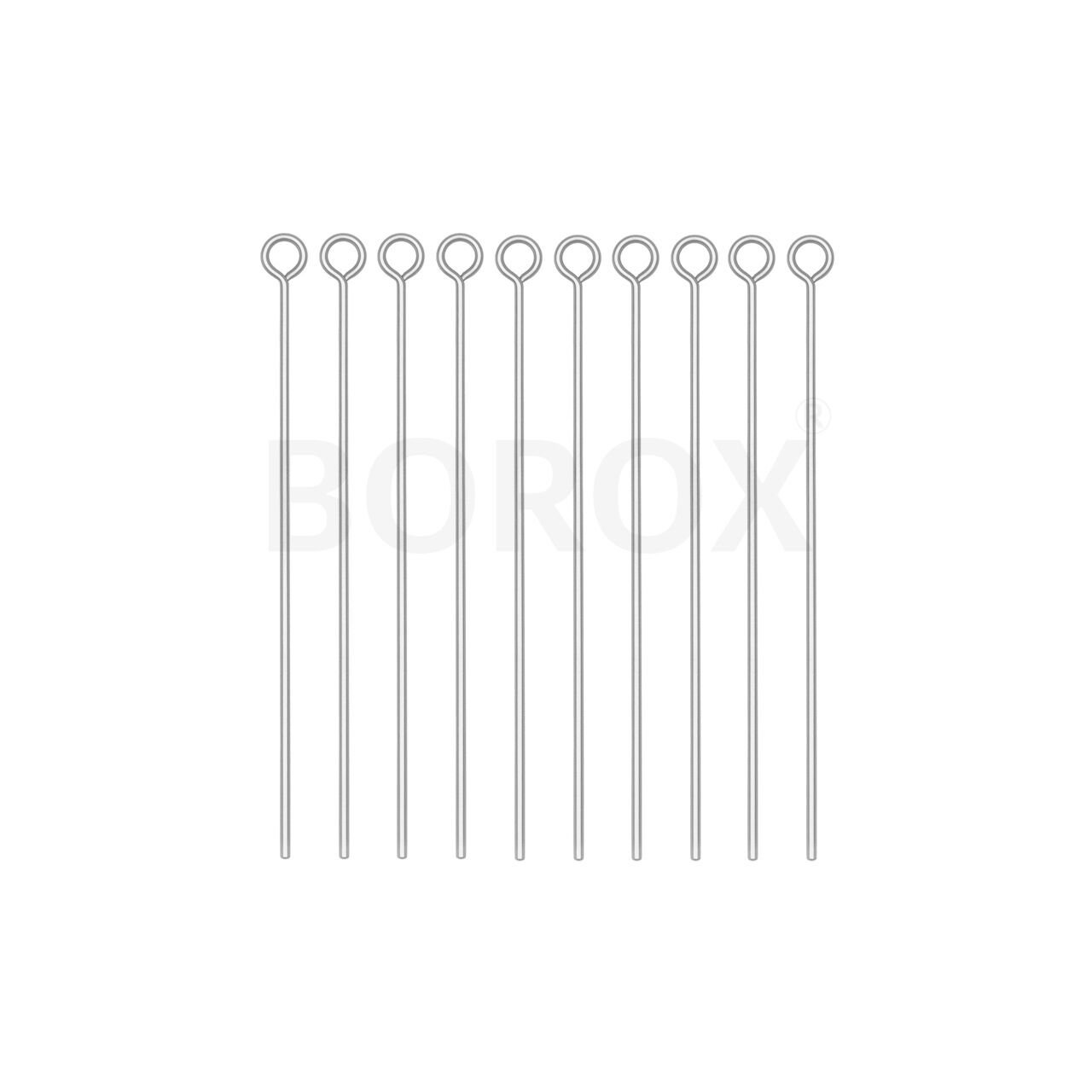 Borox Öze Ucu 3 mm - Halka Uçlu - Inoculation Loop - 10 Adet