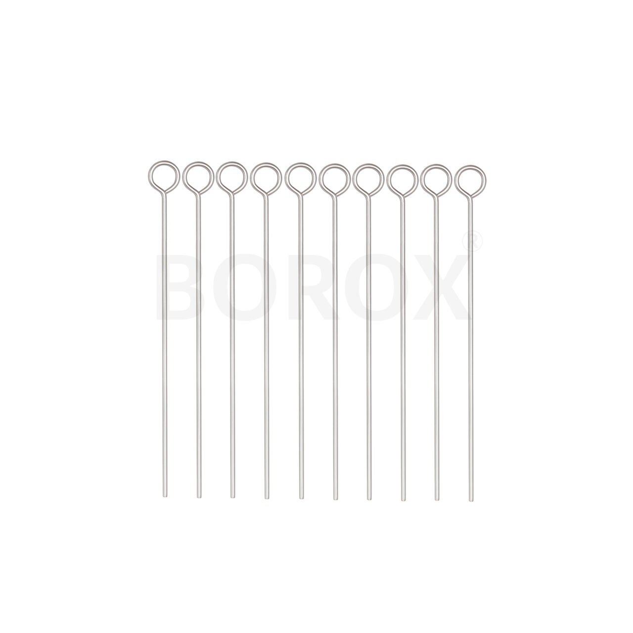 Borox Öze Ucu 4 mm - Halka Uçlu - Inoculation Loop - 10 Adet