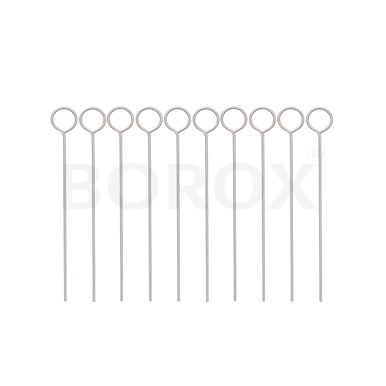 Borox Öze Ucu 5 mm - Halka Uçlu - Inoculation Loop - 10 Adet
