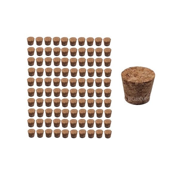 Borox Mantar Tıpa No 5 - 23x18x20 - 100 Adet