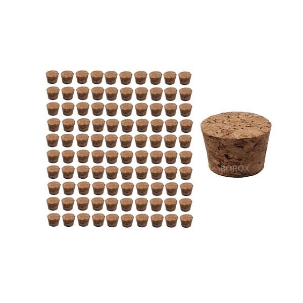 Borox Mantar Tıpa No 7 - 26x21x17 - 100 Adet