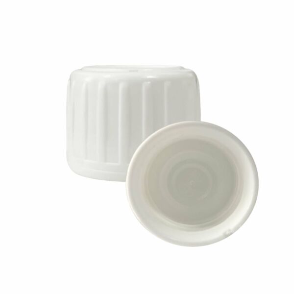 31pp Beyaz Kilitli Kapak - PE Contalı - 31 mm Ağızlı Şişeler İçin Uygundur - 1000 Adet Toptan