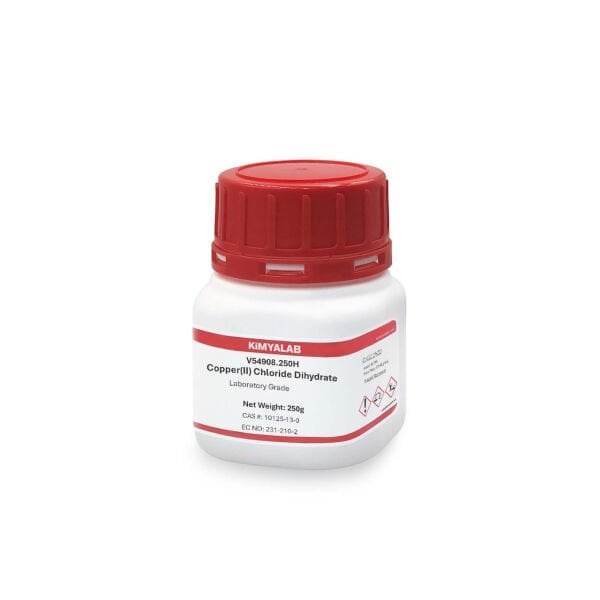 Kimyalab Bakır Klorür 250G Şişe - Copper II Chloride Dihydrate