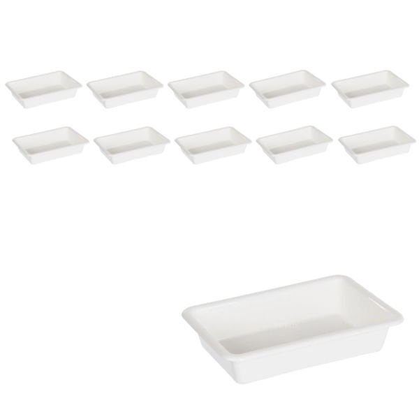 Borox Numune Taşıma Tepsisi 4,2L - PP Tepsi Numune Kabı 10lu - Tray