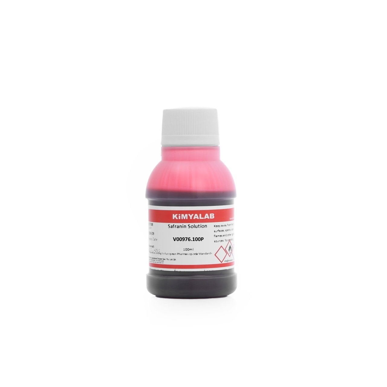 Safranin 100 ml Şişe - Gram Boyamada Kullanılır