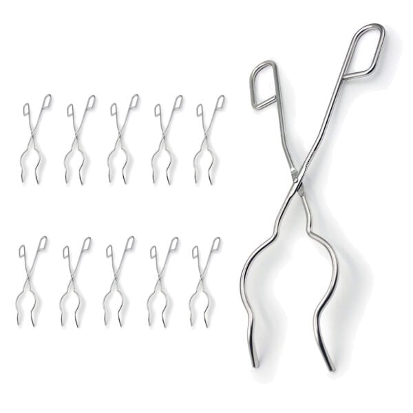 Borox Kroze Maşası 300mm - Paslanmaz Çelik Kroze Maşa 10Adet