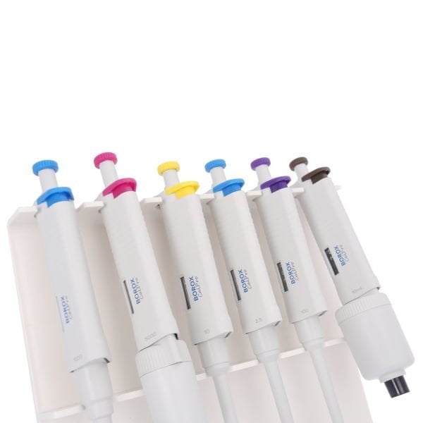 Borox Pipet Standı Akrilik Z Tip - Otomatik Pipet Standı 6lı - 5 Adet Toptan