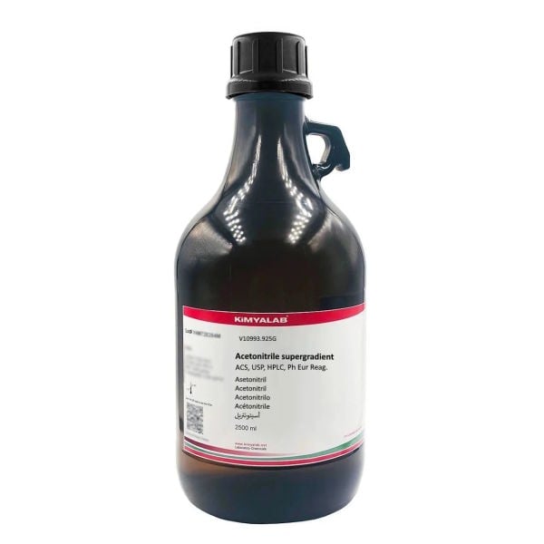 Kimyalab Asetonitril 2,5Litre - Acetonitrile Reag Ph Eur for HPLC ACS