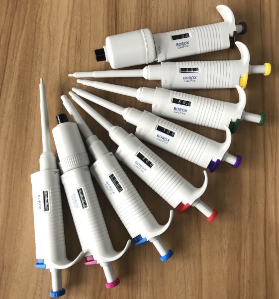 CalPro Mikropipet Seti 2.5ul+10ul+100ul+1000ul+5ml+10ml - Stand Hediye - Dijital Mikropipet Seti
