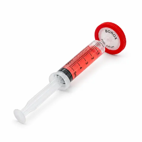Borox Şırınga Filtre PTFE - Non Steril 0.45µm - Kırmızı - 100 Adet