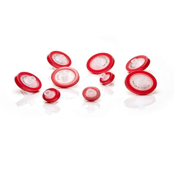 Borox Şırınga Filtre PTFE - Non Steril 0.45µm - Kırmızı - 100 Adet