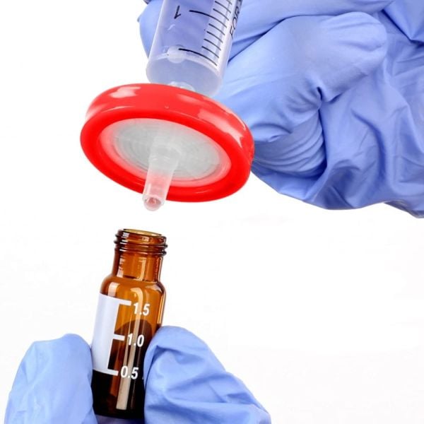 Borox Şırınga Filtre PTFE - Non Steril 0.45µm - Kırmızı - 100 Adet