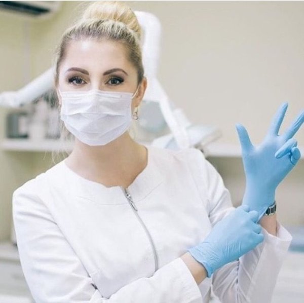 Nitril Eldiven Mavi - L Beden - Çok Amaçlı - Pudrasız