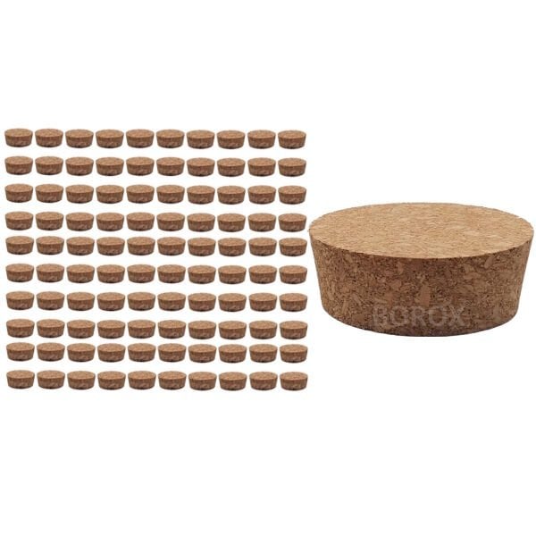 Borox Mantar Tıpa No 22 - 63x57x20 - 100 Adet