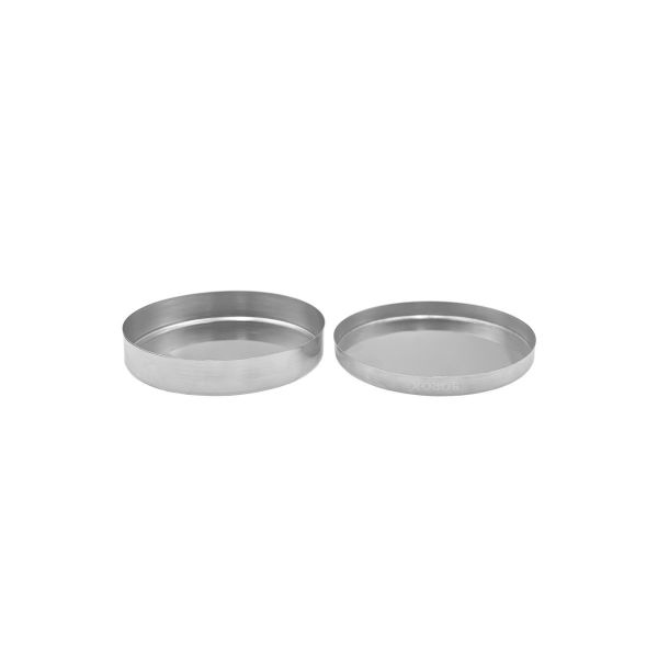 Borox Paslanmaz Çelik Petri Kabı 80mm - Petri Kutusu Kapaklı - 10 Adet Toptan