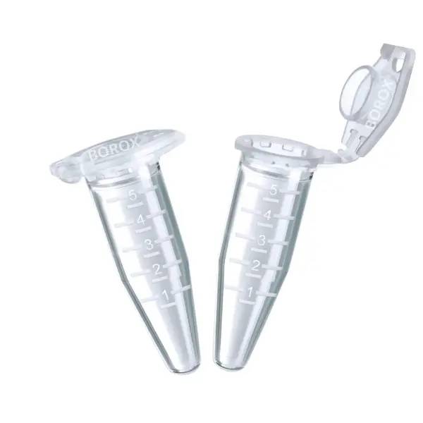 Eppendorf Tüpü 5 ml - Mikrosantrifüj Ependorf Tüpü 1200 Adet Toptan - Özel Tasarım Kapaklı