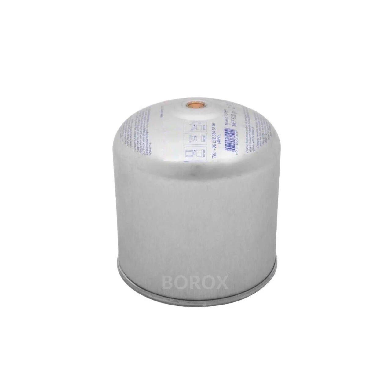 Borox Gaz Kartuş 500gr - D28210.500 Kartuşlu Krom Ocak İçin