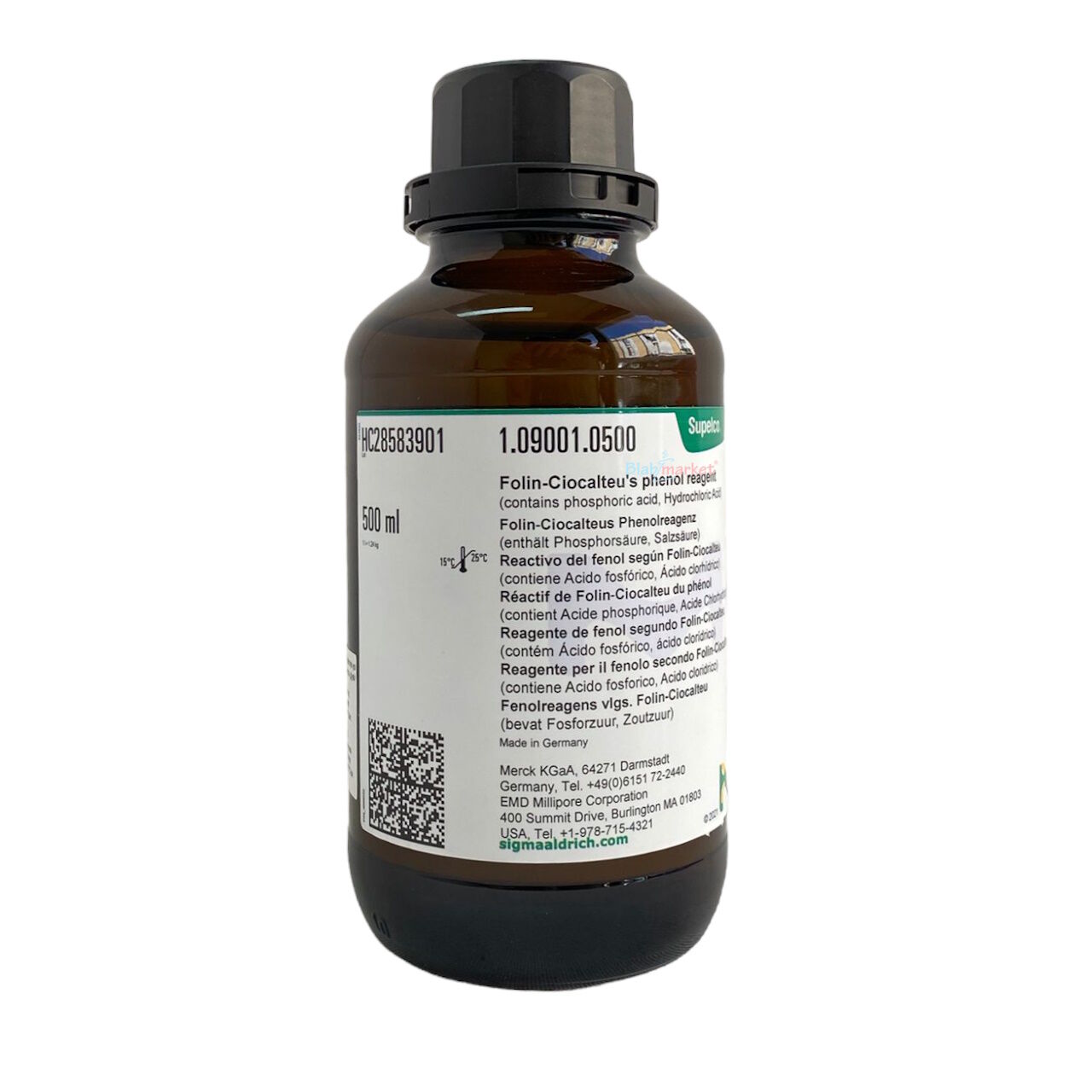 Merck 109001 Folin Fenol 500ml - Ciocalteu's Phenol Reagent