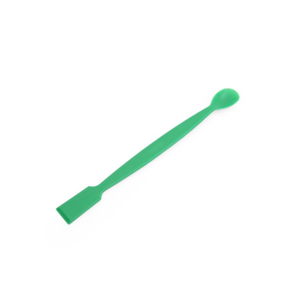 Borox Spatül 20cm Yeşil - Plastik Laboratuvar Kaşığı 12 Adet