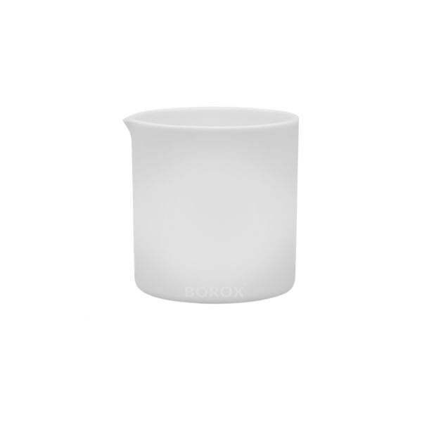 Teflon Beher 50ml - PTFE Isıya Dayanıklı Beaker - 10 Adet