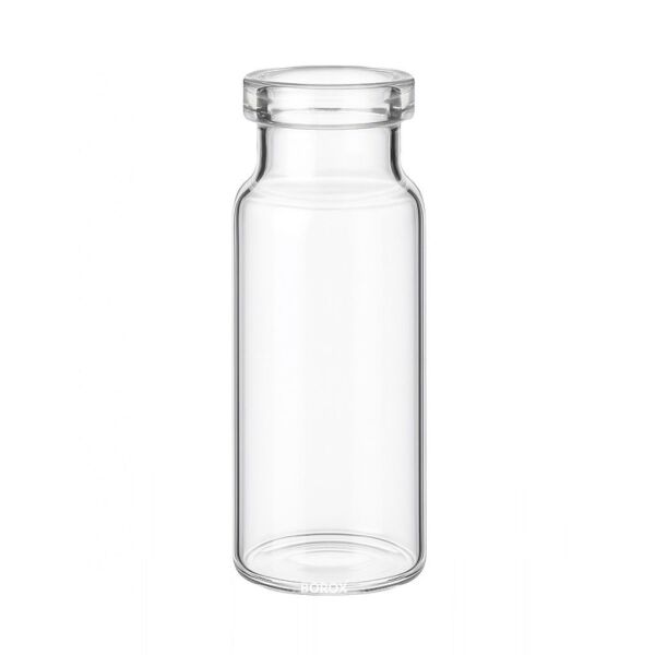 Borox Cam Vial 20 ml - Şeffaf - Crimp ND20 - 100 adet/paket