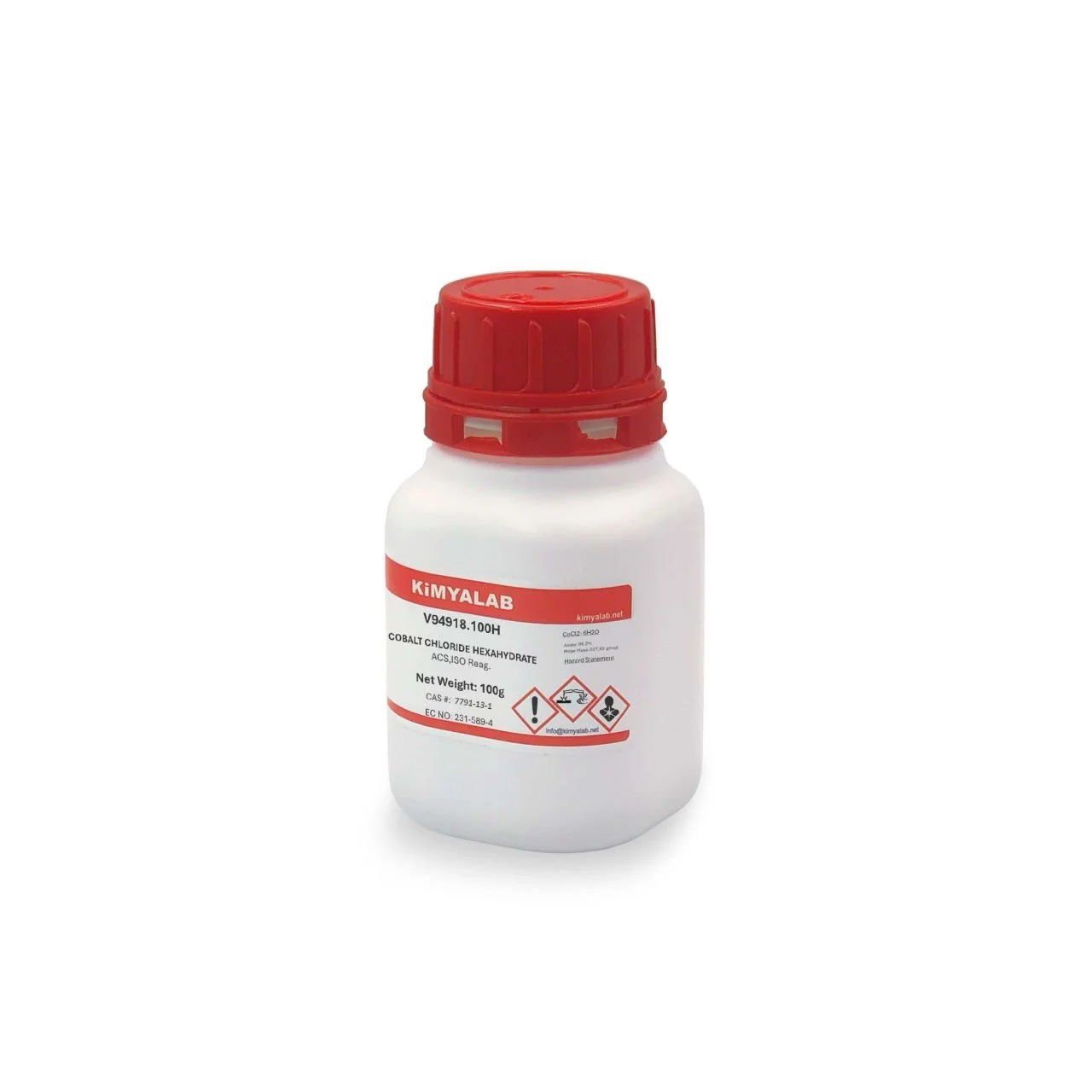 Kimyalab Kobalt Klorür 100g - Cobalt II Chloride Hexahydrate