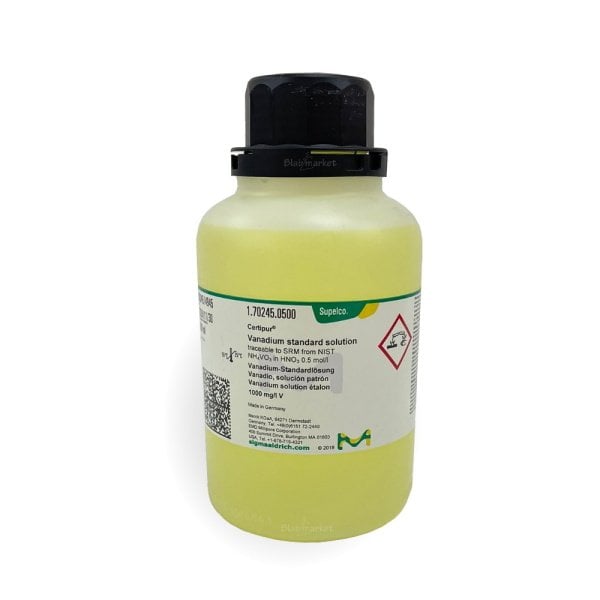 Merck 170245.0500 Vanadyum 500ml -Vanadium Standard Solution