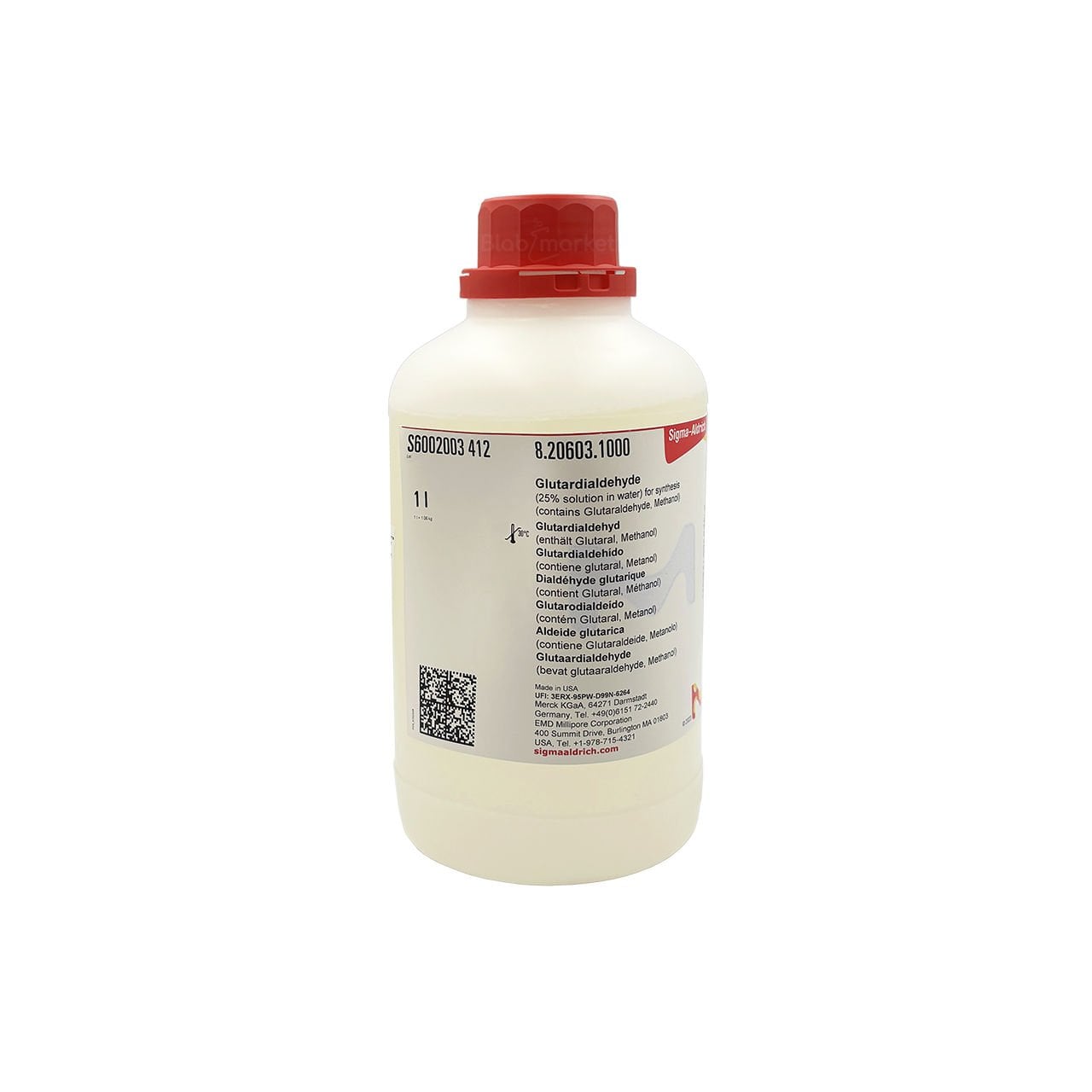 Glutaraldehid 1 l- Glutardialdehyde (25% Solution in Water) For Synthesis Merck 820603.1000