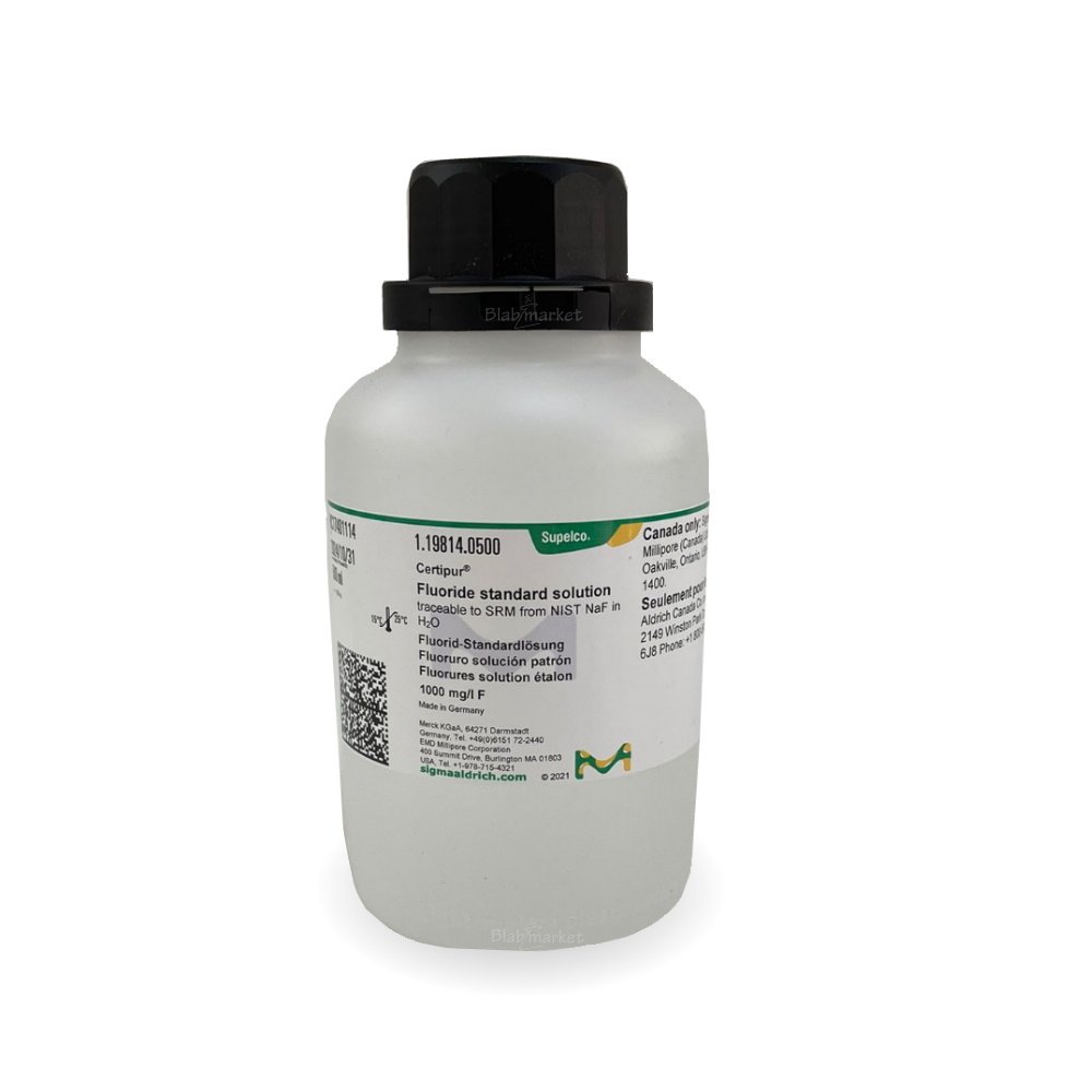Merck 119814.0500 Florür 500ml - Fluoride Standard Solution