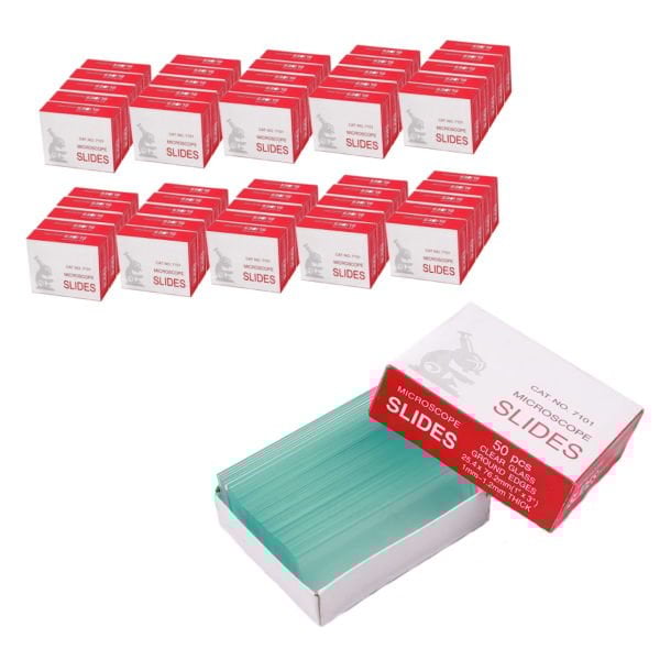 Borox Düz Lam - Kenarı Rodajlı Mikroskop Lamı 50Paket Toptan