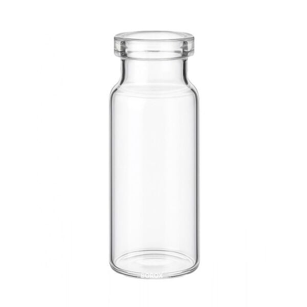 Borox Cam Vial 20 ml - Şeffaf - Crimp ND20 - 100 adet/paket