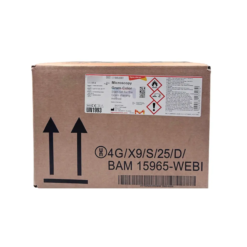 Merck 111885.0001 Gram Boyama Seti 5 x 500 ml- Gram-Color Stain Set For The Gram Staining Method