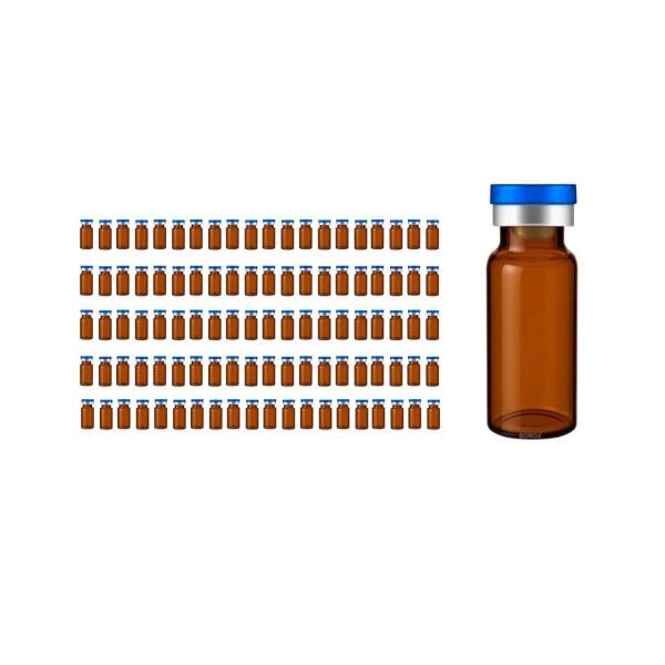 Borox Cam Vial 20 ml - Amber - Crimp ND20 - 100 adet/paket