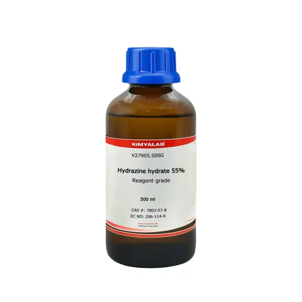 Kimyalab Hidrazin Hidrat Çözeltisi - 500ml - Hydrazine Hydrate 55%