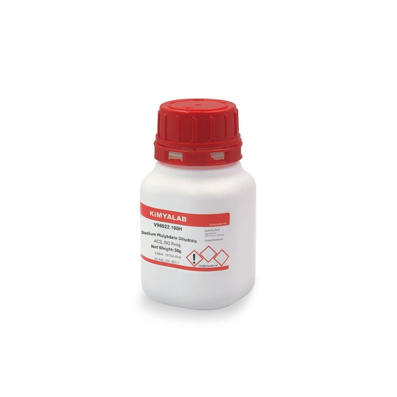 Kimyalab Sodyum Molibdat 100g - Sodium Molybdate Dihydrate